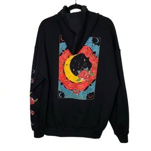 Fifth Sun La Luna The Moon Pullover Hoodie Sweater